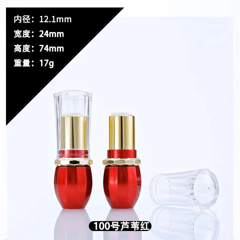 12.1mm DIY Green Bottle Lipstick Refillable Wholesale Lip