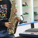 Professional Baomic TR15 Saxophone UHF Wireless Microphone System