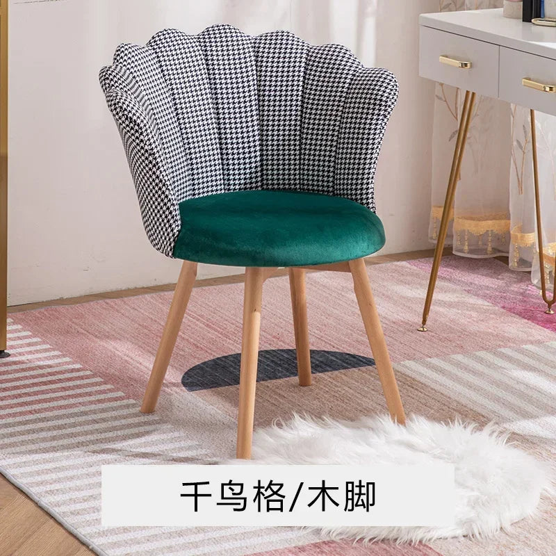 Nordic Computer Pink Chair Girl Dressing Stool Living