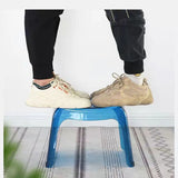 Household Living Room Tea Table Transparent Low Stool