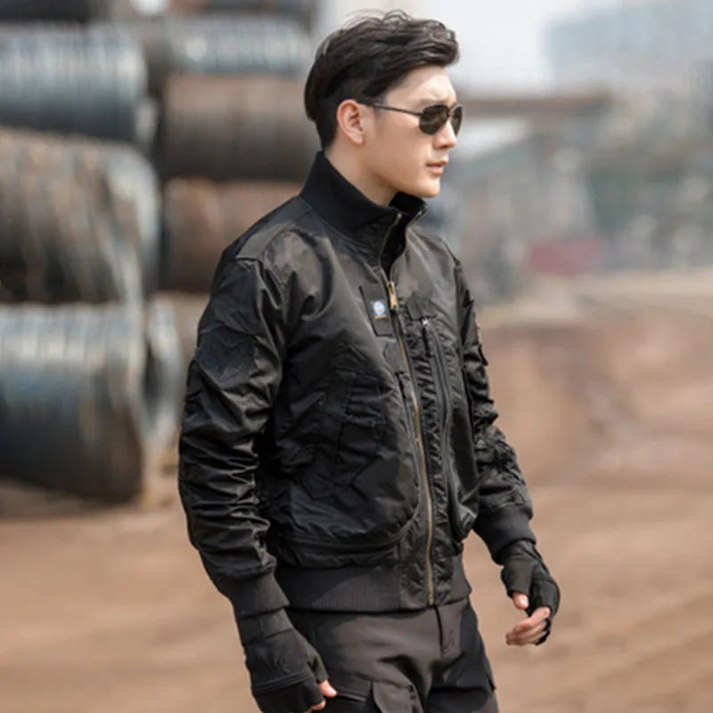 Coat for Men Motorcycle Jacket Camping Parkas Men's