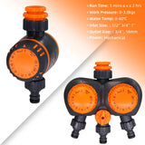 Garden Mechanical Timer 1-3 Outlet Tap Hose Sprinklers
