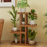 Balcony Flower Rack Multi-Layer Shelf Household Indoor Solid