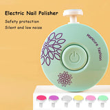 6 PCS/Set Electric Baby Nail Trimmer Kid Nail
