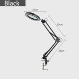 5X LED Magnifying Lamp with Clamp 3 Color