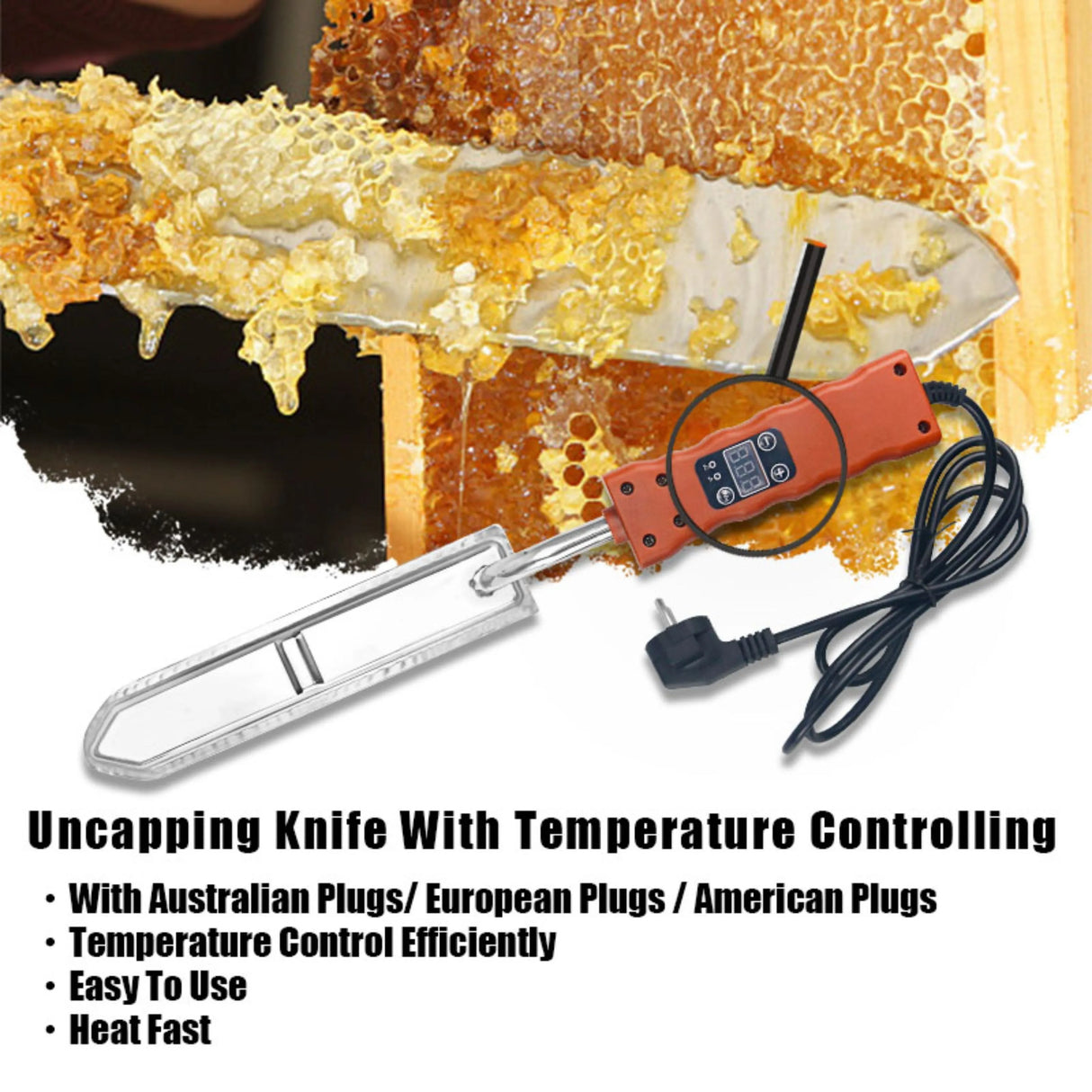 Beekeeping Electric Uncapping Honey Therm Regulator Temperature Control