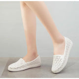 Hollow Out Flats Women Shoes Slip on Casual