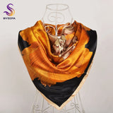 BYSIFA| Fall Winter Elegant Floral Design Scarves Shawls