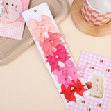 10Pcs/lot Kids Solid Color Ribbon Baby Bows Hair