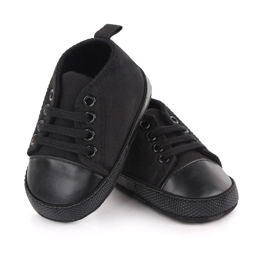 Baby Canvas Classic Sneakers Newborn Print Star Sports