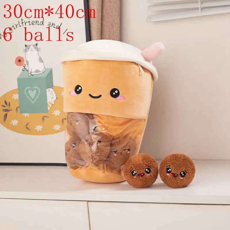 New Kawaii Animal Balls Pudding Candy Bag Pillow