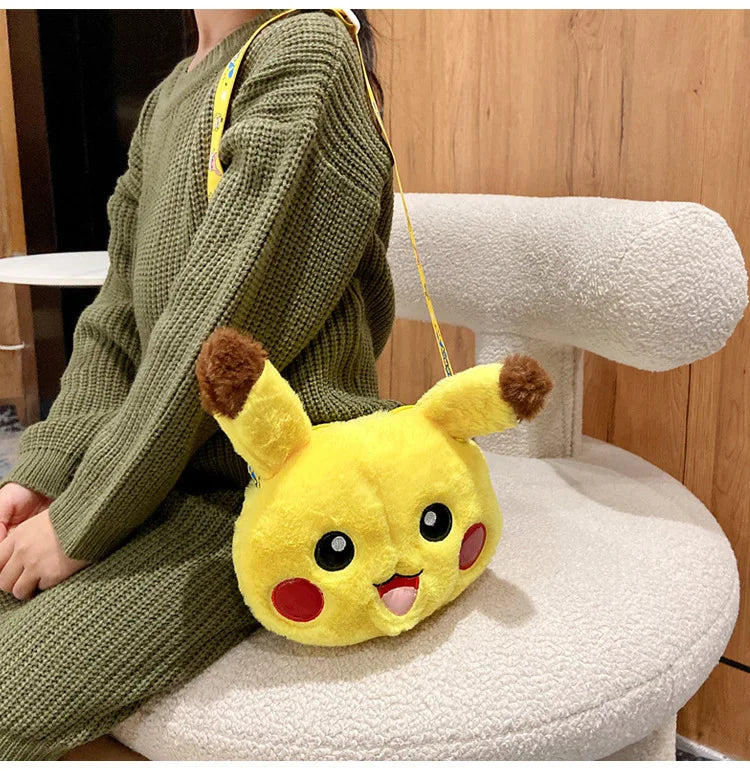 Pokemon Anime 20CM Toy Pikachu Toy Shoulder Bag