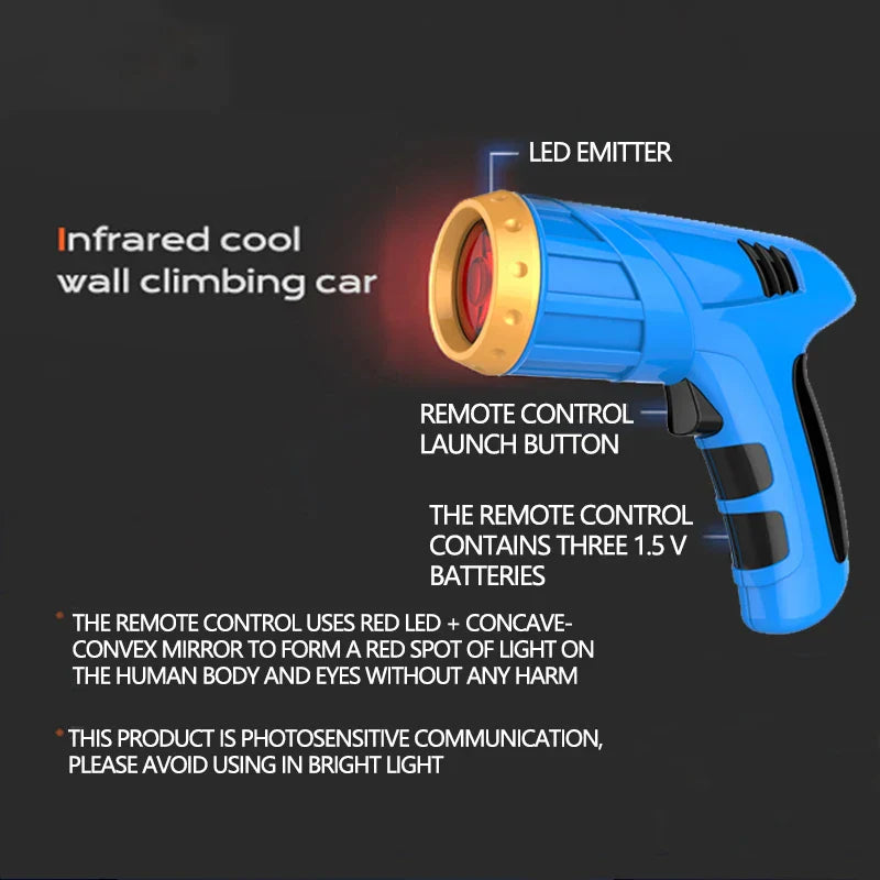 RC Car Stunt Infrared Laser Tracking Wall Ceiling