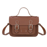 DIY Leather Cambridge Bag Handmade Sewing Women Crossbody