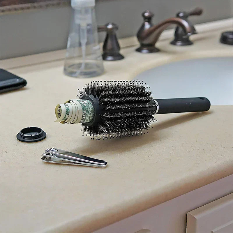 Hair Brush Comb Diversion Stash Safe Hidden Compartment