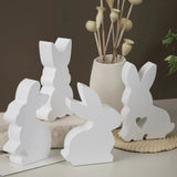 DIY Cement Gypsum Aromatherapy Silicone Mold Easter Love