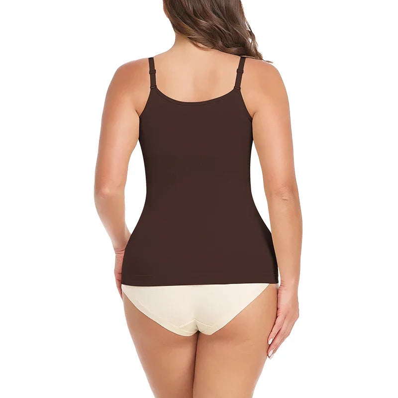 Women Plus Size Tank Top Tummy Control Camisole