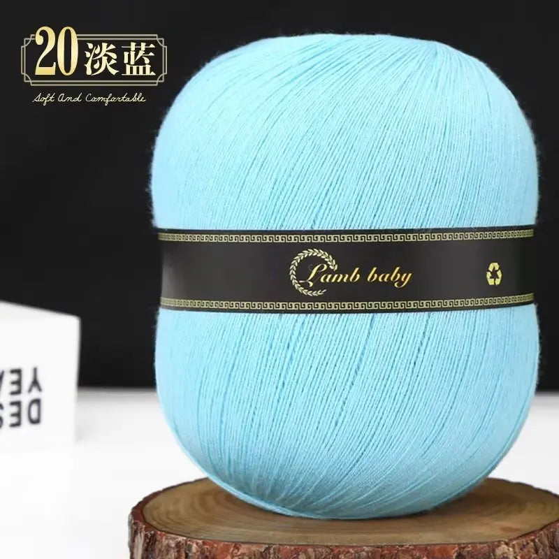 150g Solid Color Silk Cotton Yarn Soft Yarn