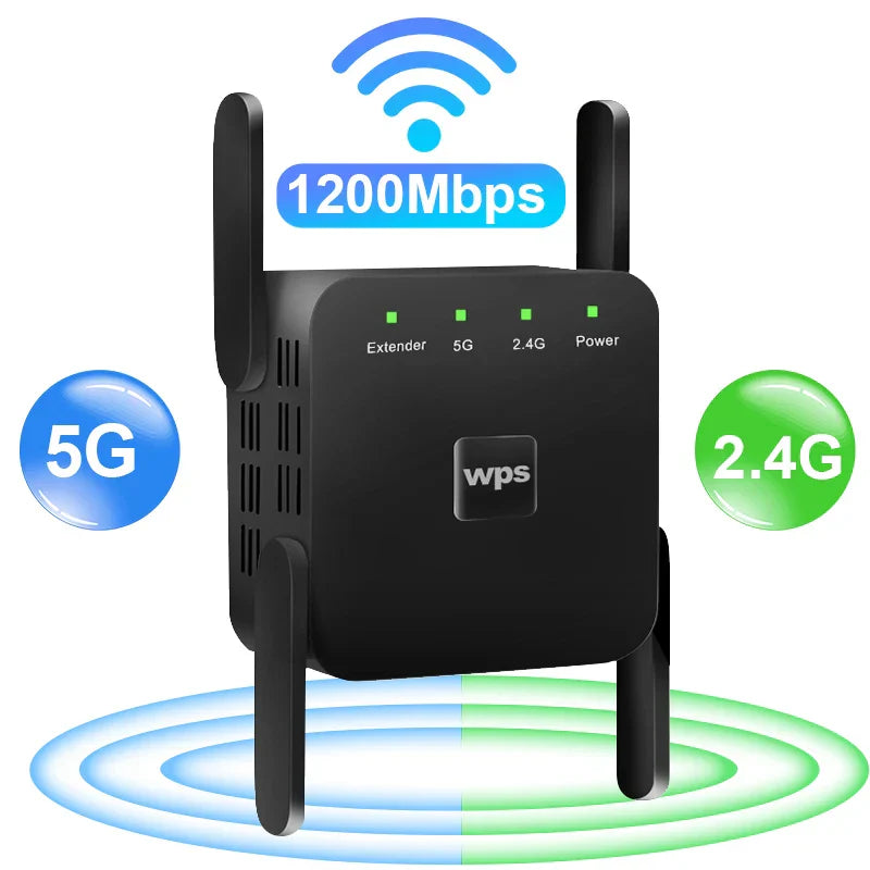 5G WiFi Repeater Wifi Amplifier Signal Wifi Extender
