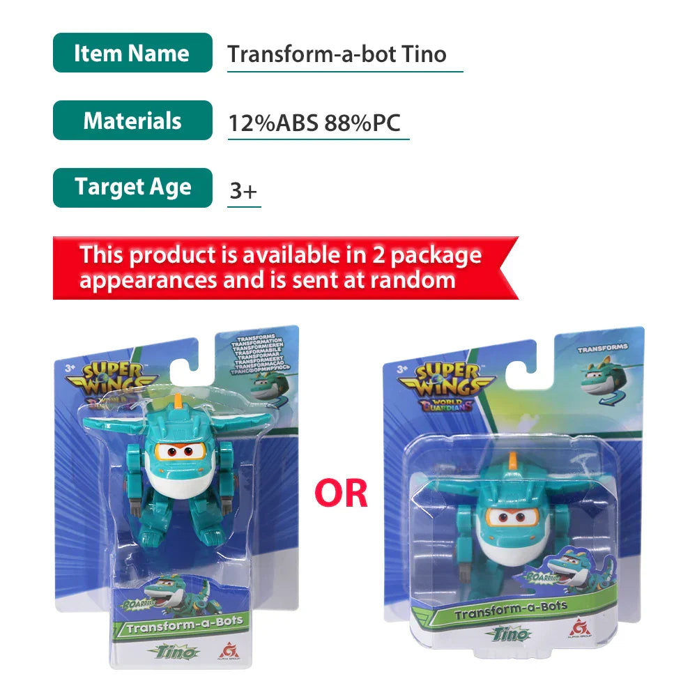Super Wings S6 Tino 2 inches Mini Transforming
