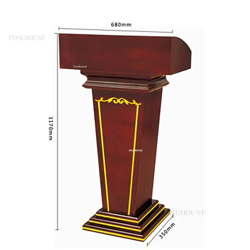 Simple Modern Class Furniture Church Lectern Speech Table