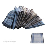 5PCS/lot Popular Square Handkerchief For Men Gentlemen stripe