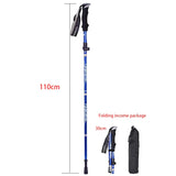 Outdoor Portable 5-Section Fold Trekking Pole Camping Walking