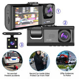 Dash Cam W IR Night Vision Loop Recording