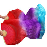 Belly Dance Fan 100% Real Silk Veils 1pc
