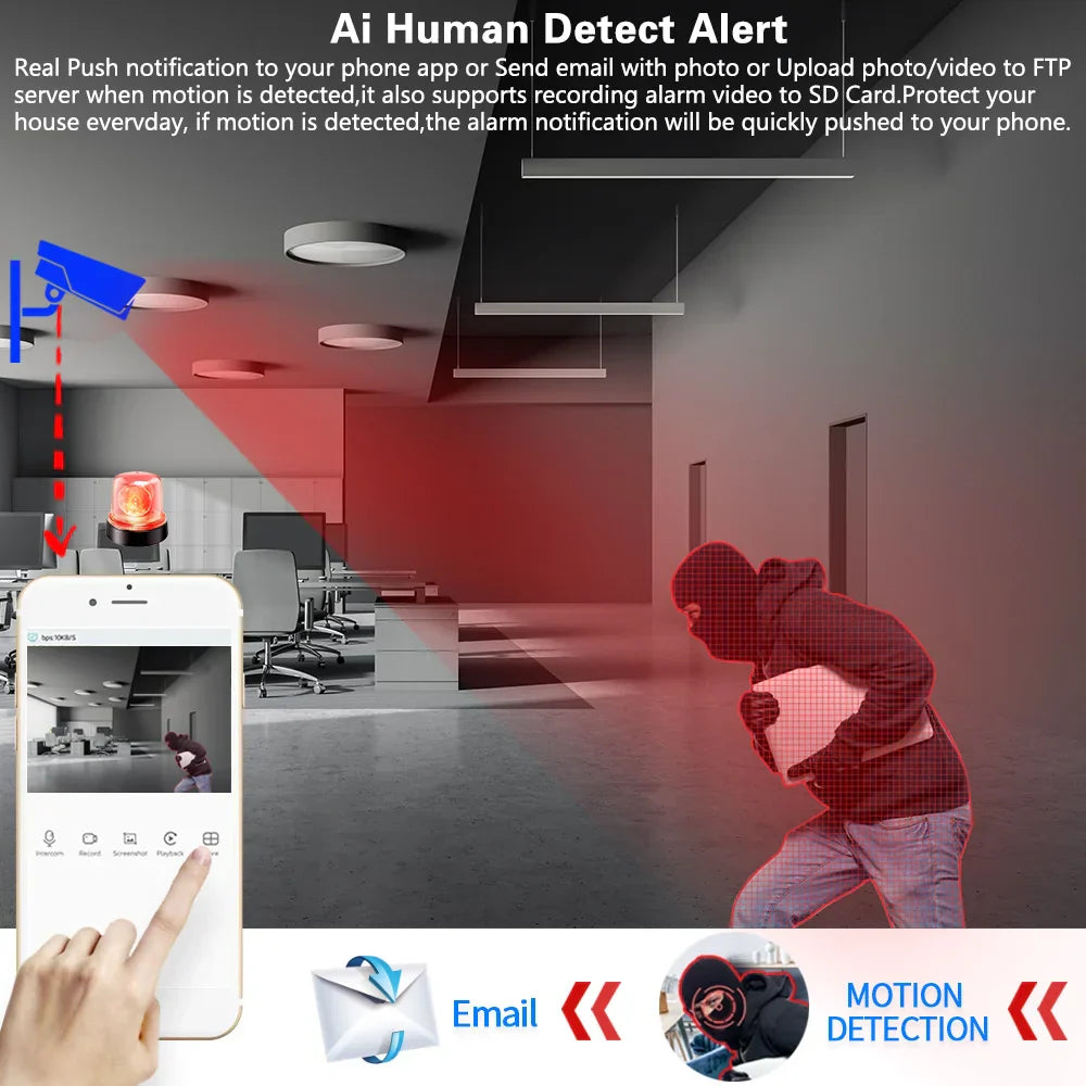 5MP 16PCS CCTV Camera Full Color Night Vision