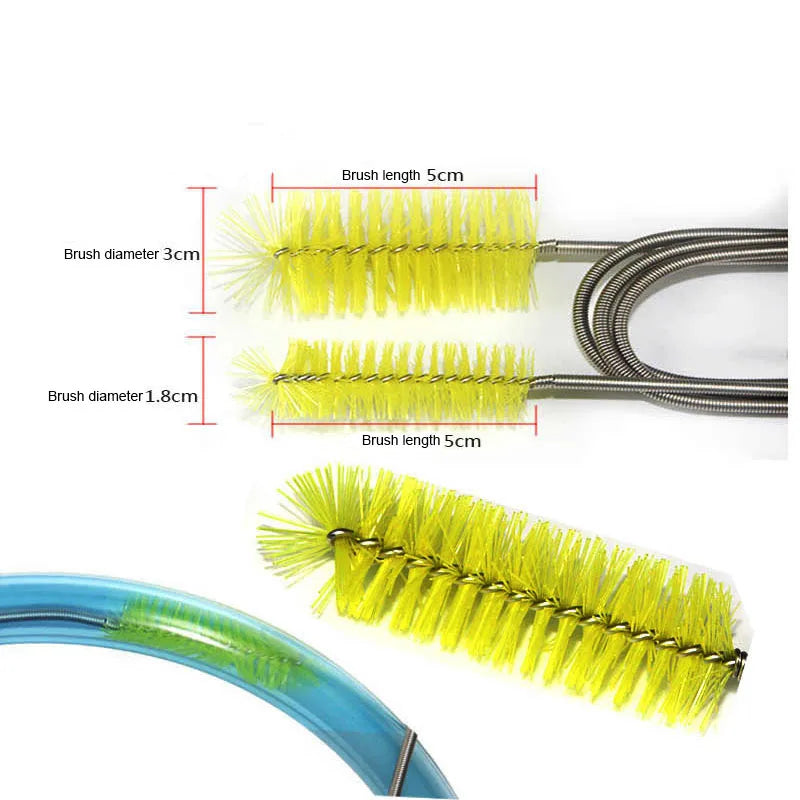 Aquarium Cleaning Brush for Water Hose Lily Pipe