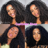 Brazilian 3B 3C Spirals Curly Bundles With Frontal