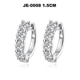 Smyoue 18k 3cttw Moissanite Hoop Earring for Women