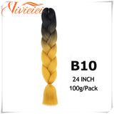 6 Pcs 24" Jumbo Synthetic Braids Hair Extensions