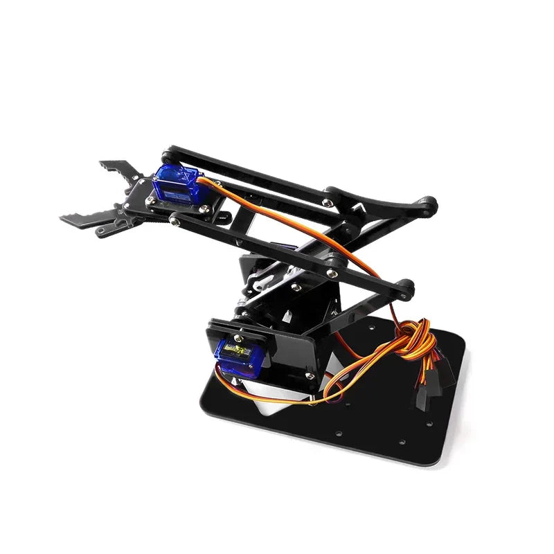 SG90 4 DOF Unassembly Acrylic Mechanical Arm Bracket