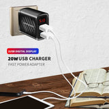 Dual USB Charger 20W Mobile Phone Charger Fast