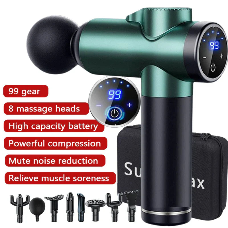 8 Heads Neck and Back Massager Gun the