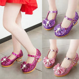 New Children Shoes Girls High Heel Princess Dance