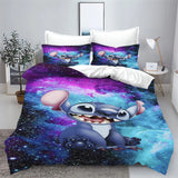 Stitch Bedding Set Cute Printed Cartoon Quilt Cover