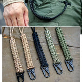 Camping Tactical Anti-lost 9 Core Paracord Waist Hanging