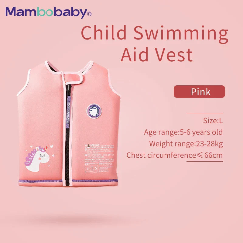 Mambobaby Swimming Buoyancy Vest Jacket Air Free Baby