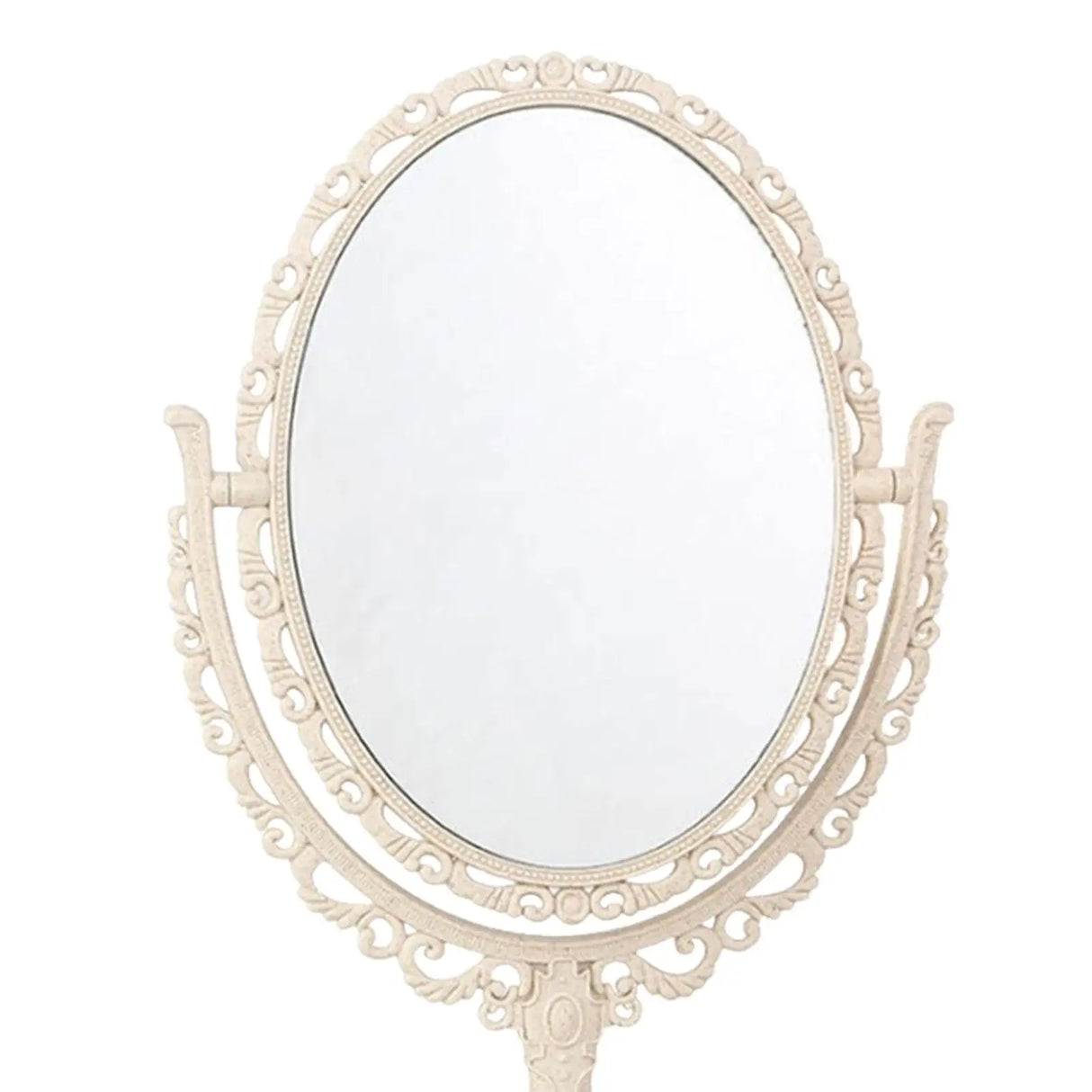 Tabletop Makeup Mirror Elegant Decorative 360 Degree Rotation