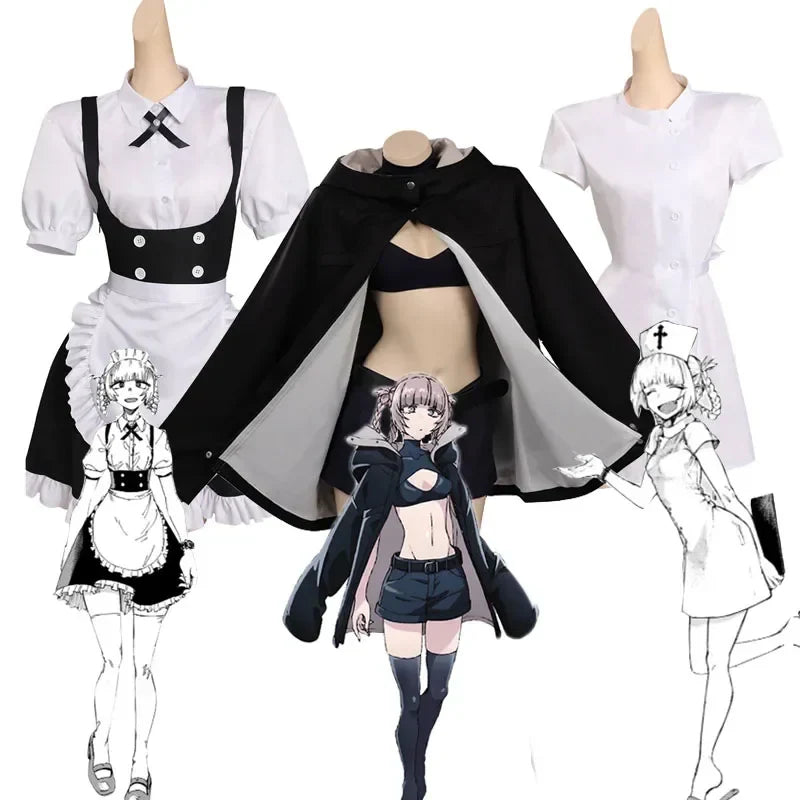 CALL NIGHT Nazuna Nanakusa Cosplay Costume Maid Dress