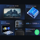 Cubot P60 Smartphone 6.517" Display Android 12 MT6765