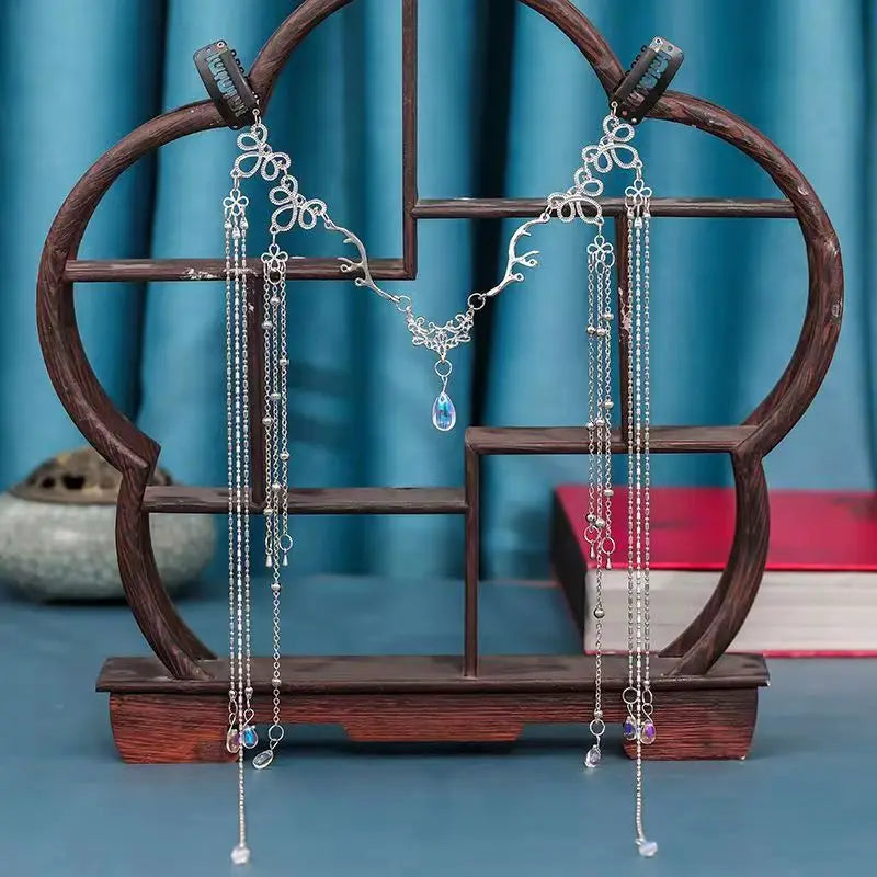 Antique Chinese Style Face Curtain Hanfu Hair Accessories