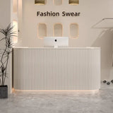 Modern Simple Reception Desk Proffesional Light Luxury Institute