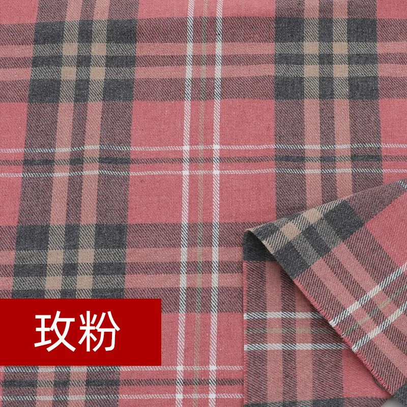 Yarn Dyed Soft Thickening Grinding Wool Plaid Fabric