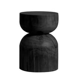 Creative Solid Wood Stool Log Pouf Sitting Stool