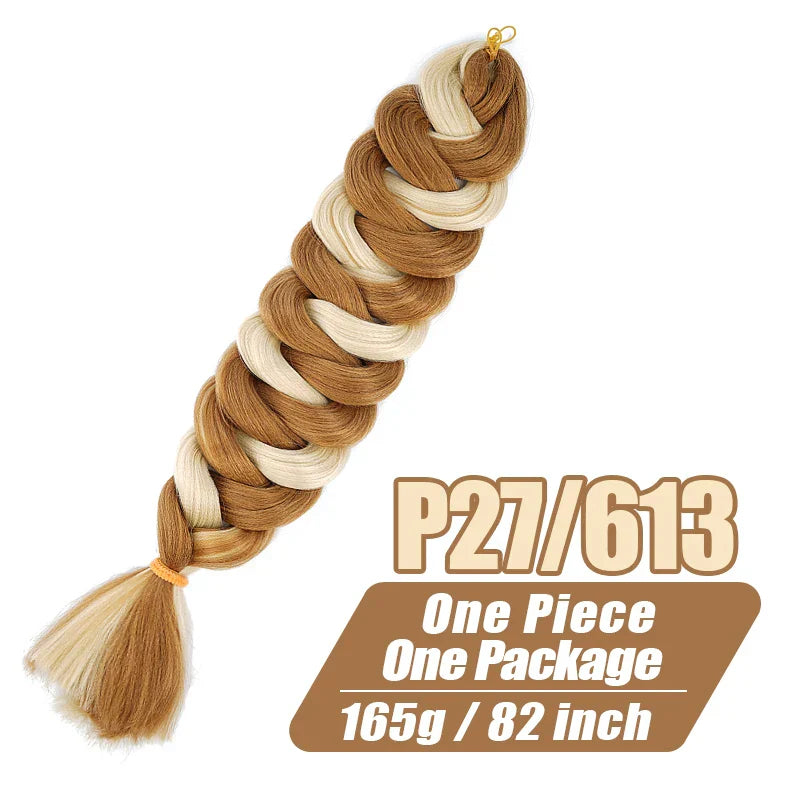 Wigundle 82 Inch Jumbo Braids Crochet Hair Extensions