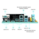 ERYING M-ITX DIY Desktops Motherboard Set with Onboard